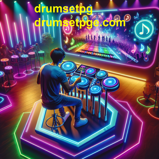 A Magia dos Jogos de Música em Drumsetpg